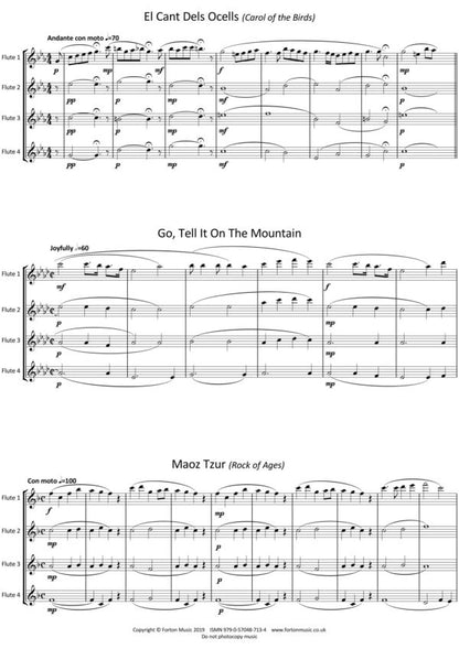 Lewis , Beverly  - A Christmas Delight  for flute quartet - Digital Download