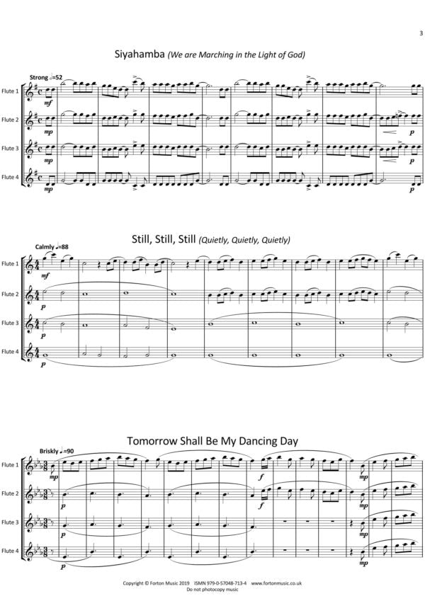 Lewis , Beverly  - A Christmas Delight  for flute quartet - Digital Download