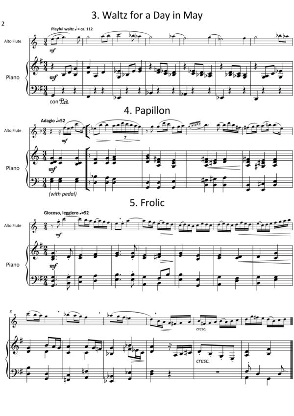 Maxwell, David - Suite for Alto Flute and Piano - Digital Download