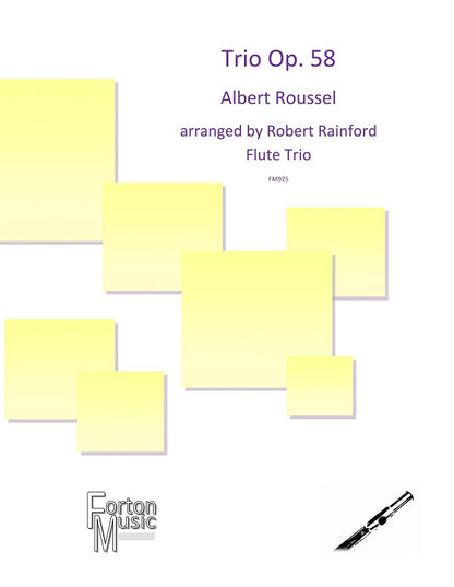 Roussel, Albert - Trio Op 58 flute trio - Digital Download