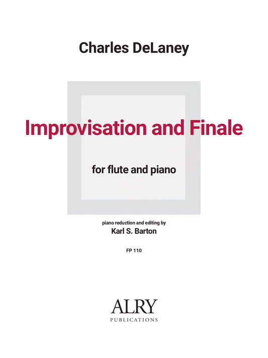 DeLaney - Improvisation and Finale for Flute and Piano