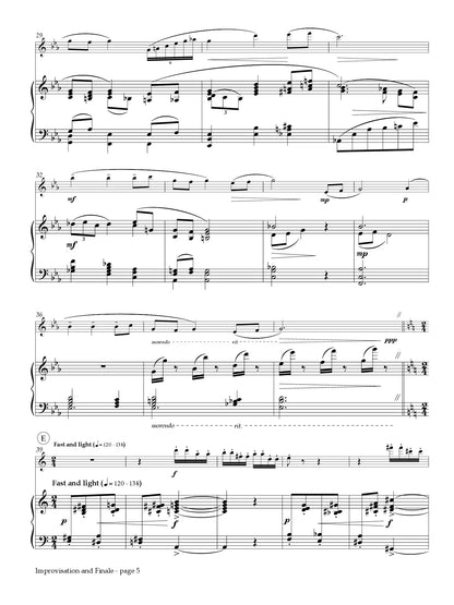 DeLaney - Improvisation and Finale for Flute and Piano