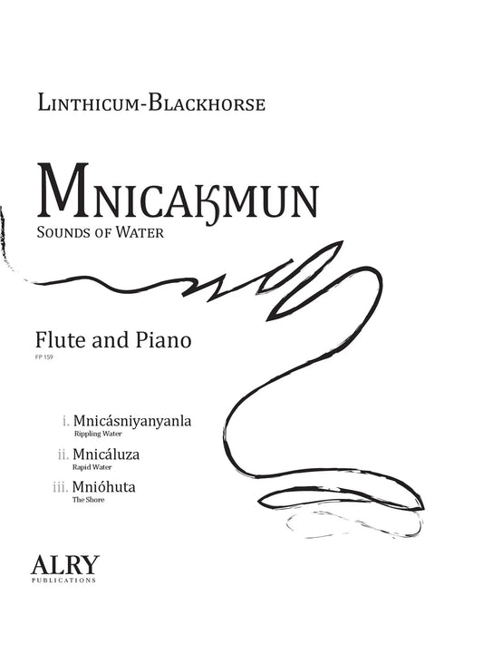 Linthicum-Blackhorse - Mnicakmun for Flute and Piano