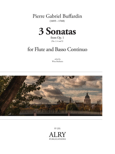 Buffardin (ed. Brabants) - 3 Sonatas from Op. 1 for Flute and Basso Co