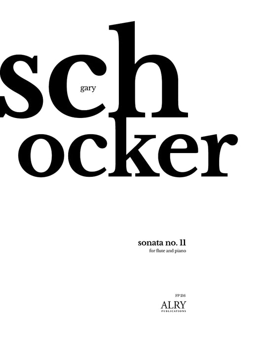 Schocker - Sonata No. 11 for Flute and Piano