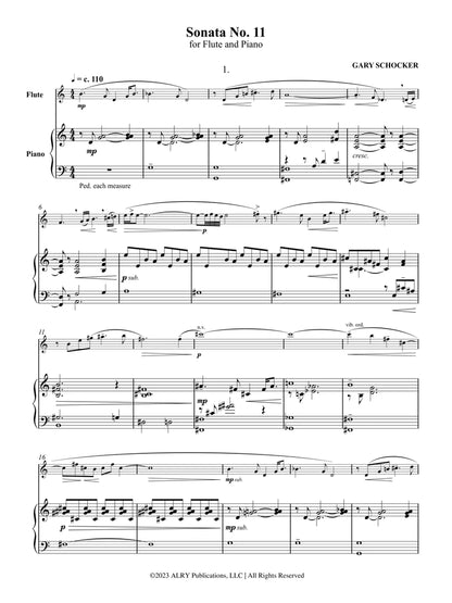 Schocker - Sonata No. 11 for Flute and Piano