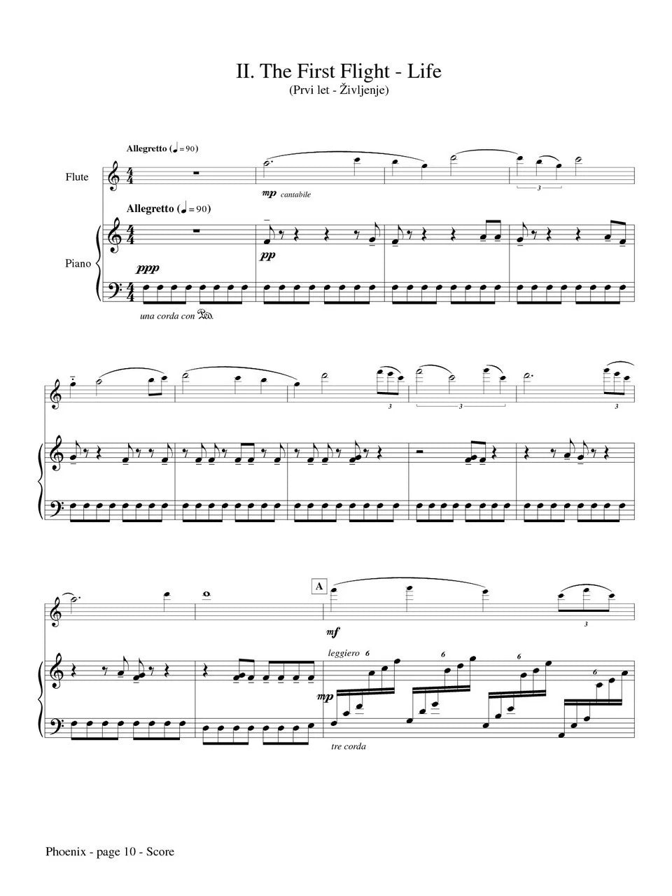 Rozman - Phoenix (Flute and Piano)