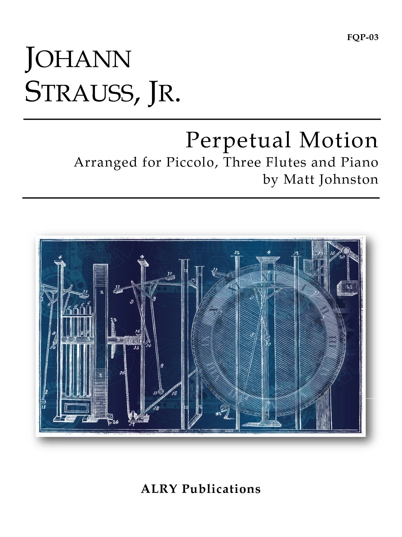 Strauss (arr. Johnston) - Perpetual Motion for Piccolo, Three Flutes and piano