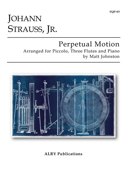 Strauss (arr. Johnston) - Perpetual Motion for Piccolo, Three Flutes and piano