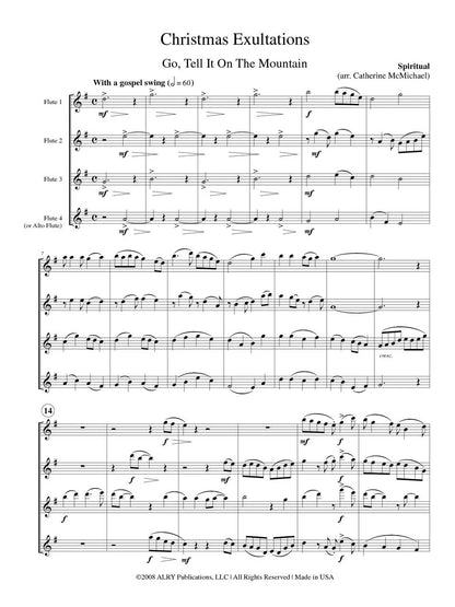 McMichael - Christmas Exultations (Flute Quartet)