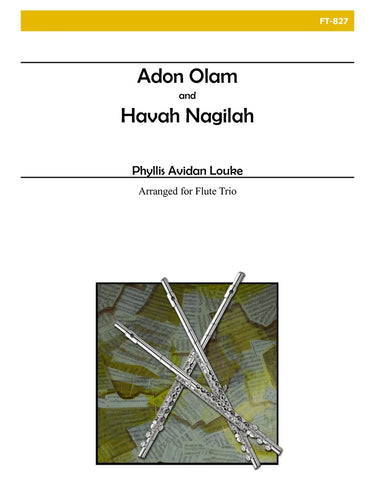Louke - Adon Olam and Havah Nagilah (Flute Trio)