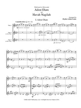 Louke - Adon Olam and Havah Nagilah (Flute Trio)