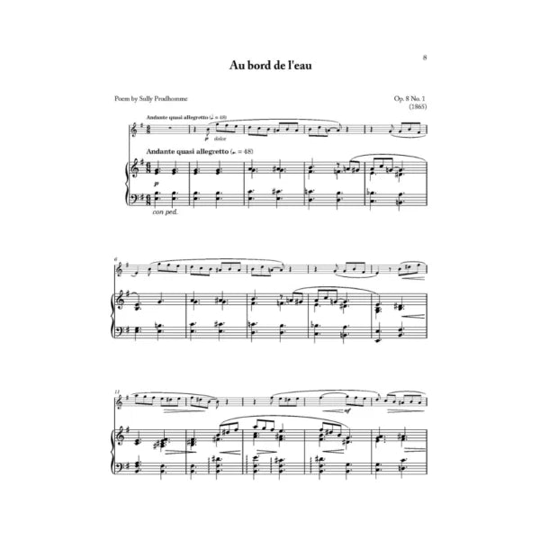 Fauré Après un rêve for violin and piano - Digital download