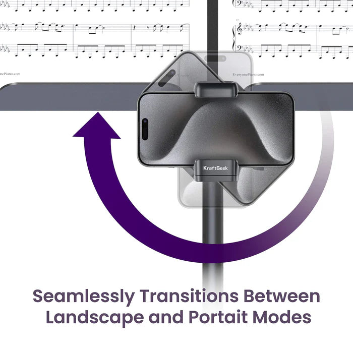 FlexyMount Phone/Tablet Holder for KraftGeek Music Stand