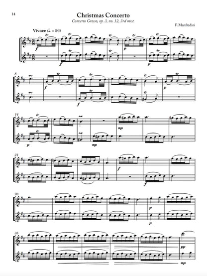 A Calendar of Carols for Violin - Digital Download