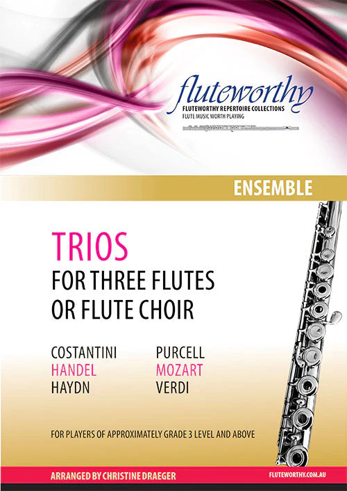 Fluteworthy -Trios for Three Flutes or Flute Choir - Digital Edition