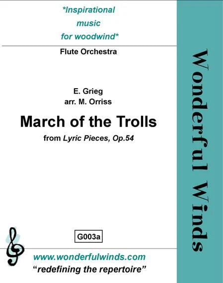 Orriss, M -Greig March of the Trolls -   Flute Orchestra   Digital Download