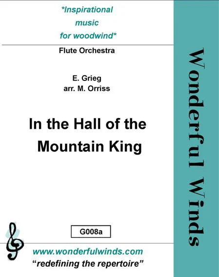 Orriss, M -Greig - In the Hall of The Mountain King -   Flute Orchestra   Digital Download