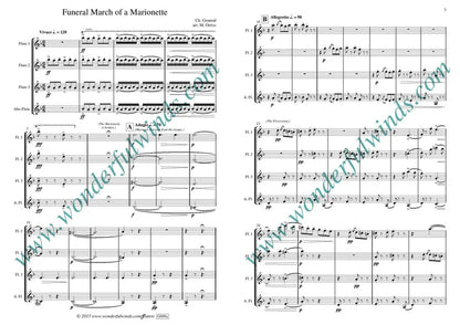 Gounod - Funeral March of a Marionette - Quartet - Digital Download