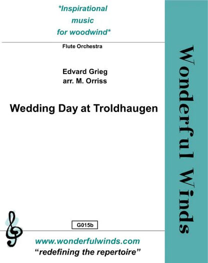 Greig/Orris, Wedding Day at Troldhaugen for Flute Orchestra  Digital Download
