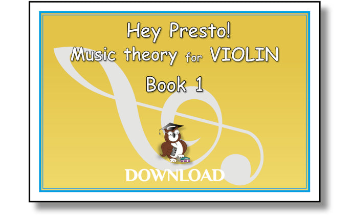 Music Theory for Violinists Bk 1 – DOWNLOAD