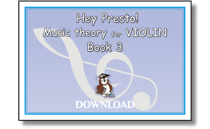 Music Theory for Violinists Bk 3 – DOWNLOAD