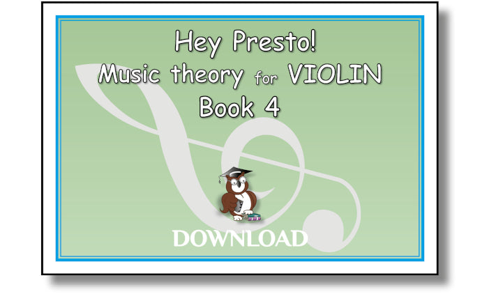 Music Theory for Violinists Bk 4 – DOWNLOAD