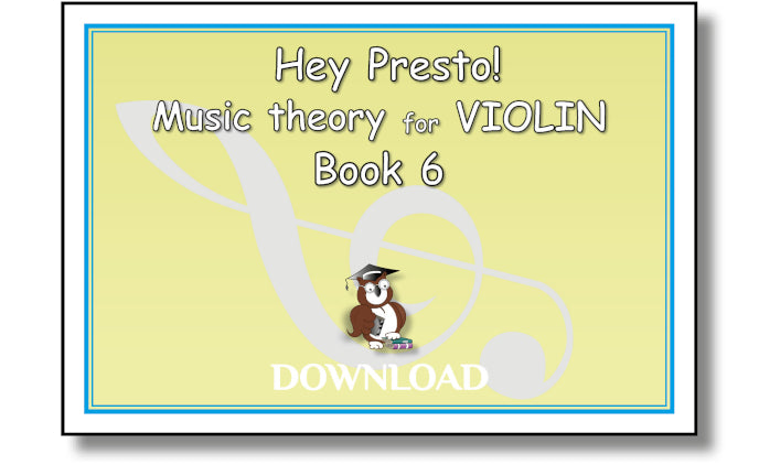 Music Theory for Violinists Bk 6 – DOWNLOAD