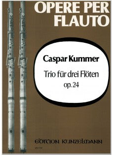 Kummer, Caspar Trio for flute OP.24