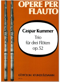 Kummer, Caspar Trio for flutes op.52