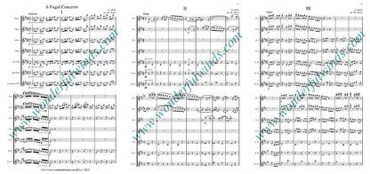 Holst, Orriss, A Fugal Concerto - for Flute Orchestra   Digital Download