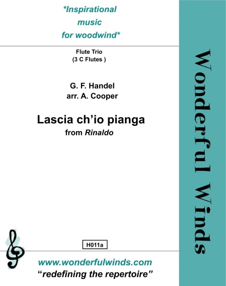 Handel, G. F. - Lascia ch'io pianga (Rinaldo) - for 3 flutes - Digital Download