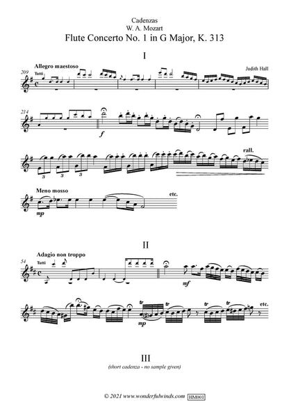 Mozart - Flute Cadenzas - Hall, Judith - Digital Download