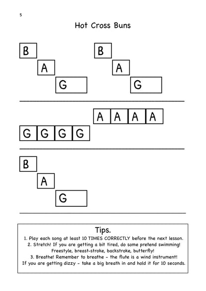 Lamorna’s Beginner Flute Book -  Digital Edition