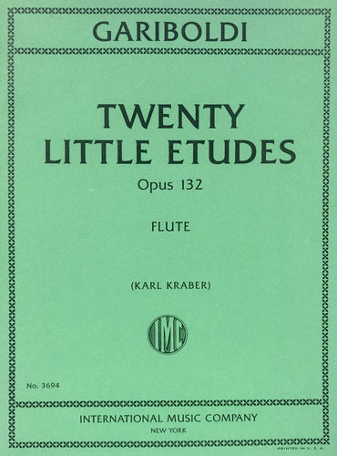 Gariboldi Twenty Little Etudes Op 132 Flute