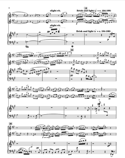 Dorff -  Blue Jacaranda for two flutes