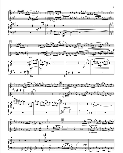 Dorff -  Blue Jacaranda for two flutes