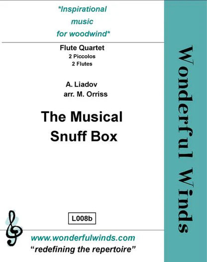 Liadov, A /Orriss - The Musical Snuff Box for four flutes - Digital Download