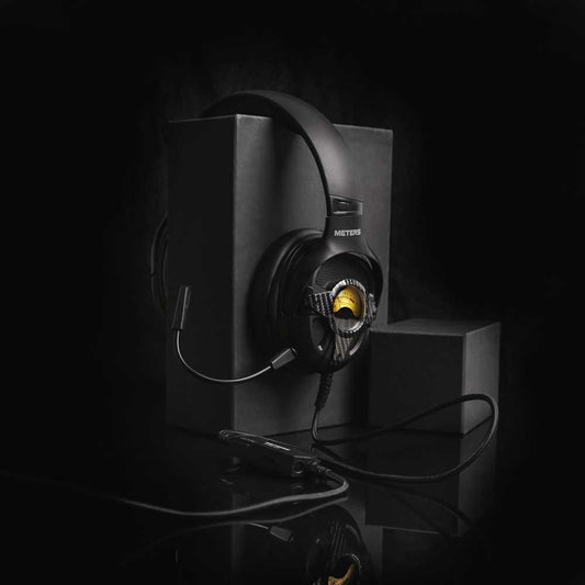 Meters Level-Up Gaming Headphones, 7.1 Surround Sound - Carbon