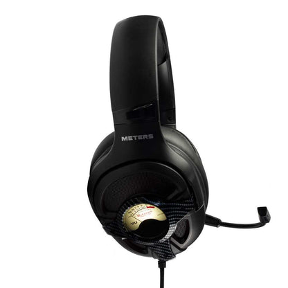 Meters Level-Up Gaming Headphones, 7.1 Surround Sound - Carbon