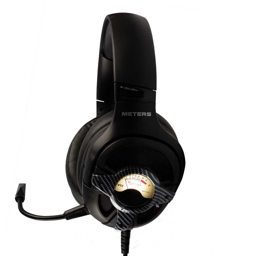 Meters Level-Up Gaming Headphones, 7.1 Surround Sound - Carbon