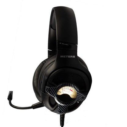 Meters Level-Up Gaming Headphones, 7.1 Surround Sound - Carbon