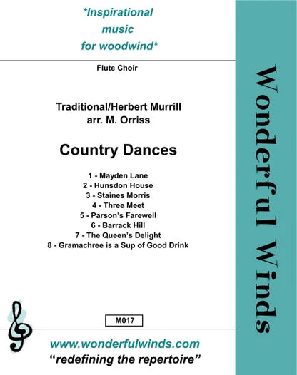 Murrill, H./Trad. - Country Dances - for Flute Orchestra Digital Download