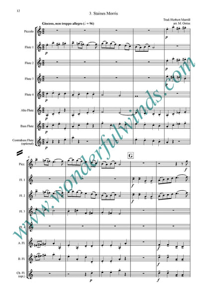 Murrill, H./Trad. - Country Dances - for Flute Orchestra Digital Download