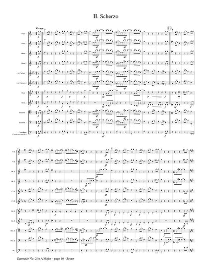 Brahms (arr. Popkin) - Serenade No. 2 in A Major, Op. 16 for Double Wind Quintet