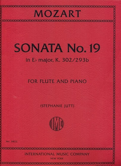 Mozart - Sonata No. 19 in E flat major, K. 302/293b (JUTT, Stephanie)