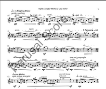 Neher, Lisa - Night Song for Moths for solo piccolo (Instant Download)