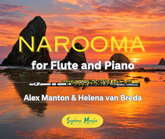 Alex Manton / Helena van Breda – Narooma for flute and piano (2026) (Digital Download)