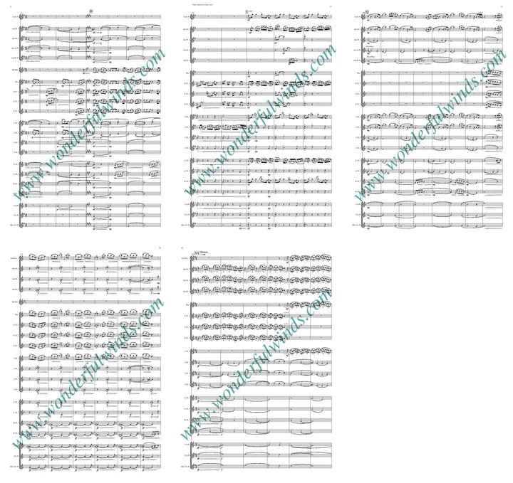 Orriss, M./Traditional - Towards The Blue Horizon - for Flute Orchestra   Digital Download