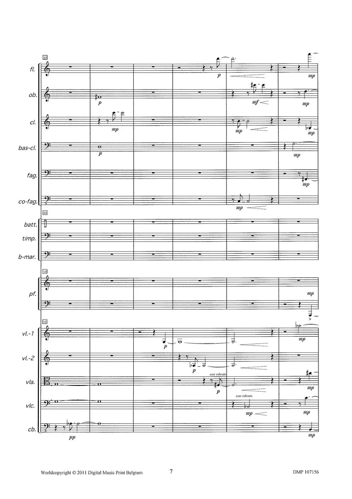 Kruisbrink - 1991 for Chamber Orchestra